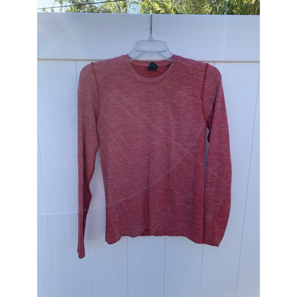 Z BY ZELLA Heathered Red Active Long Sleeve T-Shirt Size Medium